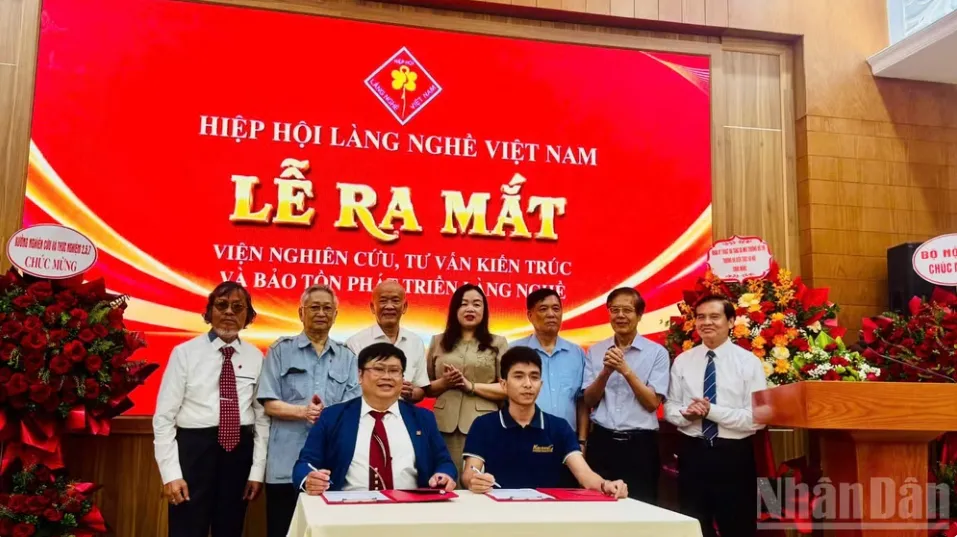 Viện Nghiên cứu, tư vấn kiến trúc và bảo tồn phát triển làng nghề chính thức đi vào hoạt động