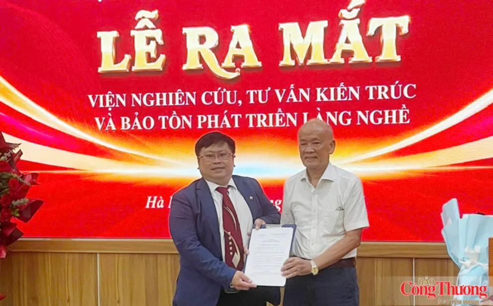 Ra mắt Viện Nghiên cứu, tư vấn kiến trúc và bảo tồn phát triển làng nghề